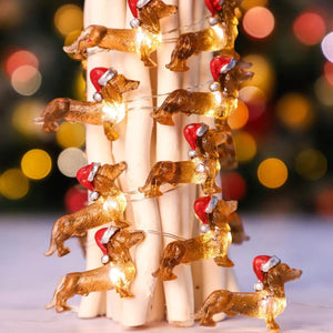 Santa Paws Glow™ – Dachshund Edition