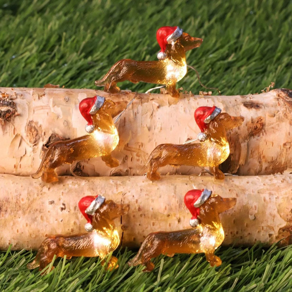 Santa Paws Glow™ – Dachshund Edition