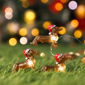 Santa Paws Glow™ – Dachshund Edition