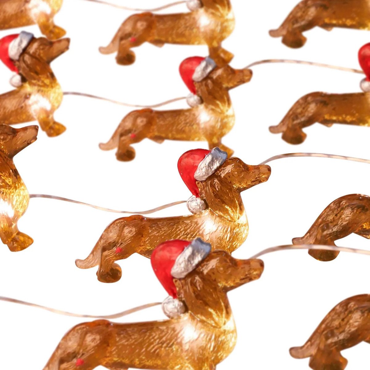 Santa Paws Glow™ – Dachshund Edition