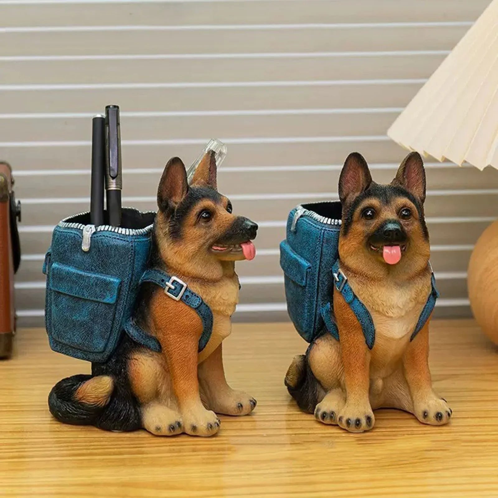 Guardian Paws™ Desk Companion – German Shepherd Edition