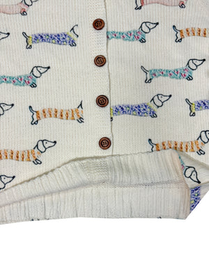 Comfy Canine Cardigan – Dachshund Embroidery Edition