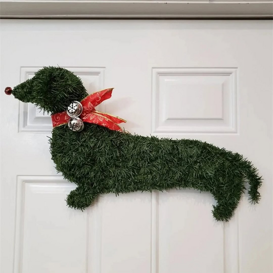 Christmas Doxie Wreath 🌲 2025