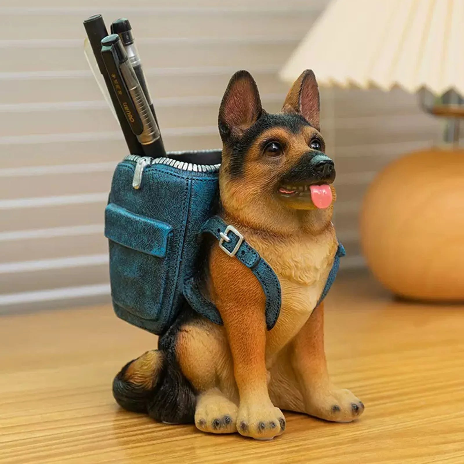 Guardian Paws™ Desk Companion – German Shepherd Edition