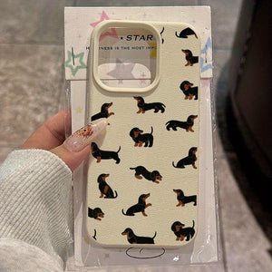 Pawtrait Series – Dashing Dachshunds Protective Case