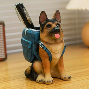 Guardian Paws™ Desk Companion – German Shepherd Edition