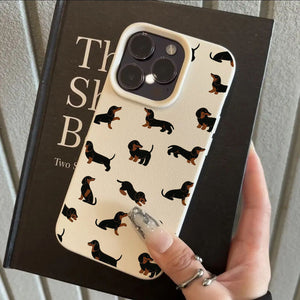 Pawtrait Series – Dashing Dachshunds Protective Case