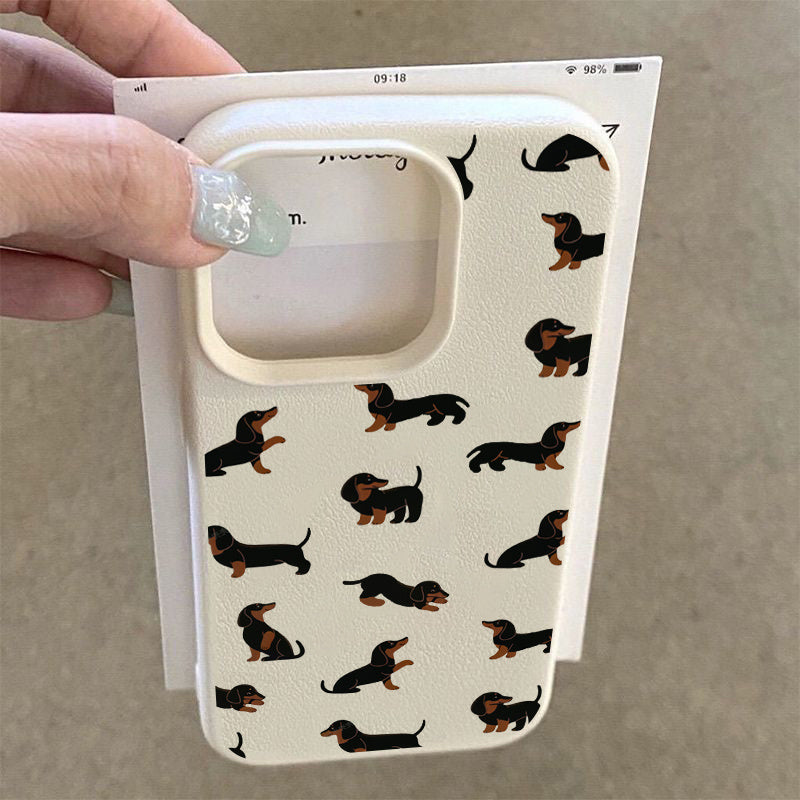 Pawtrait Series – Dashing Dachshunds Protective Case