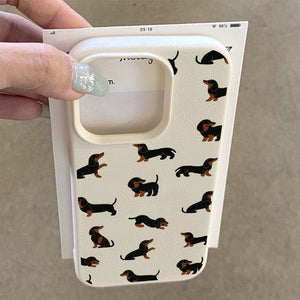 Pawtrait Series – Dashing Dachshunds Protective Case