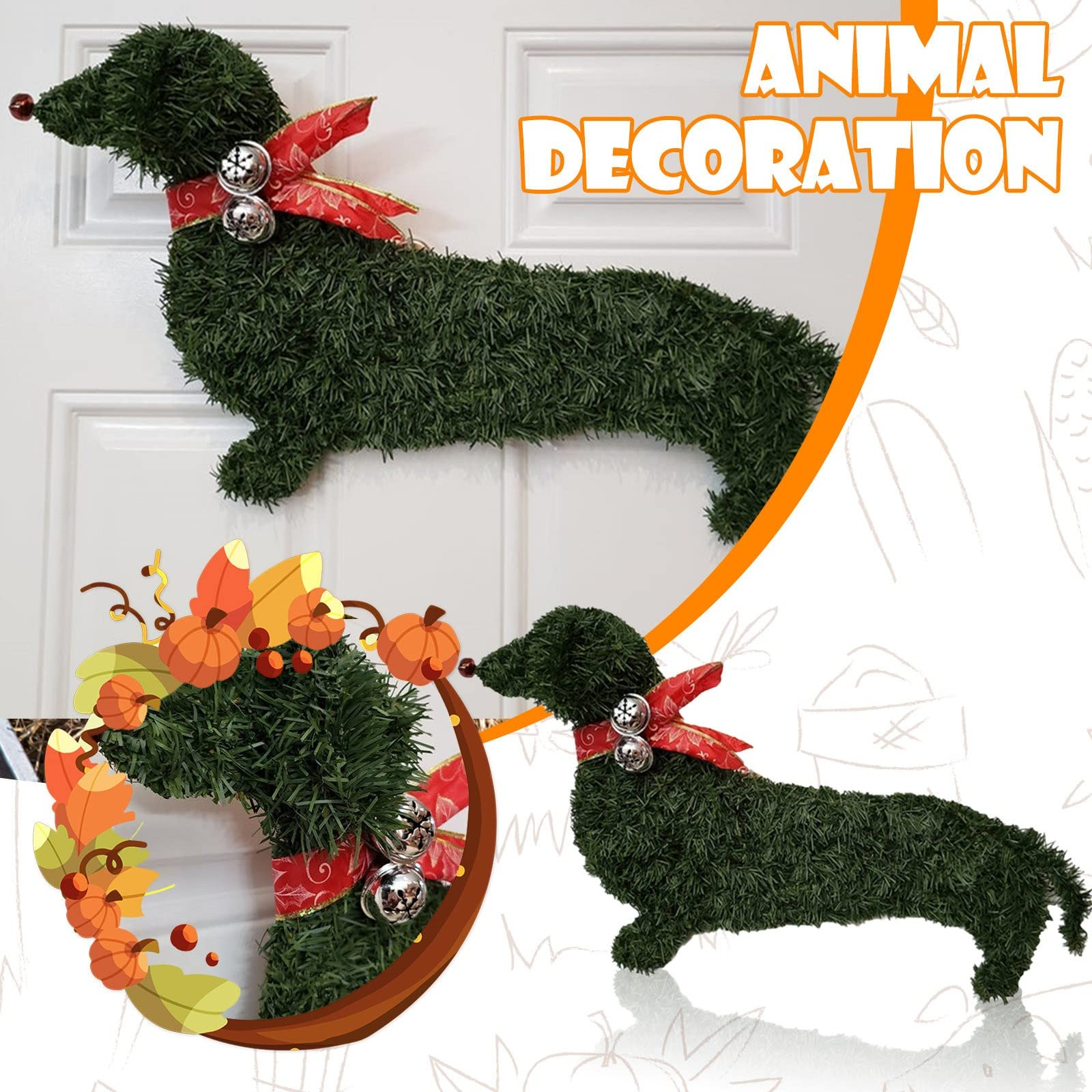 Christmas Doxie Wreath 🌲 2025