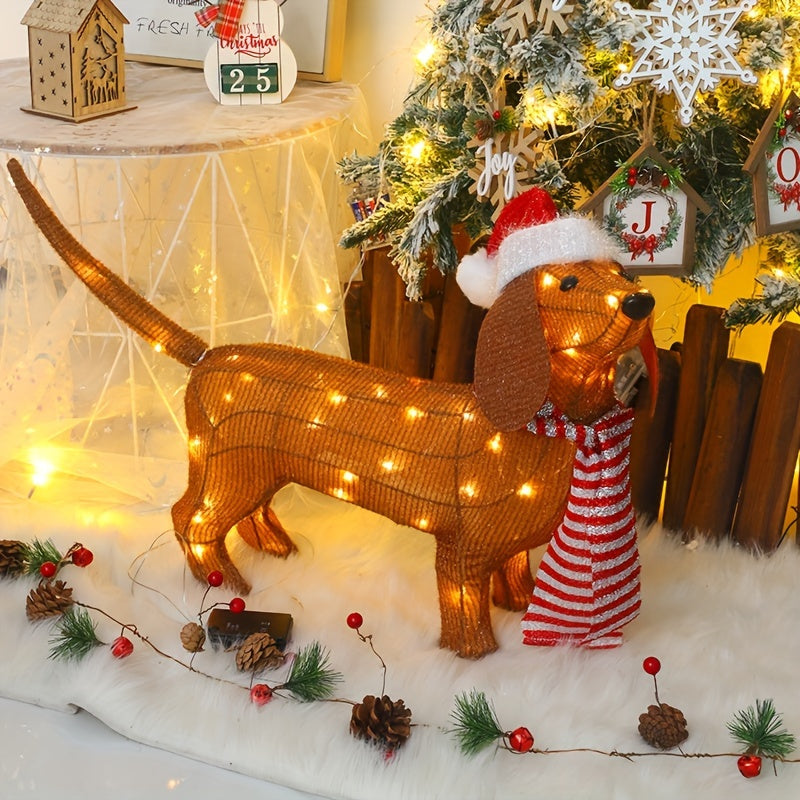 TwinkleTail™ Holiday Dachshund 2025 🎄