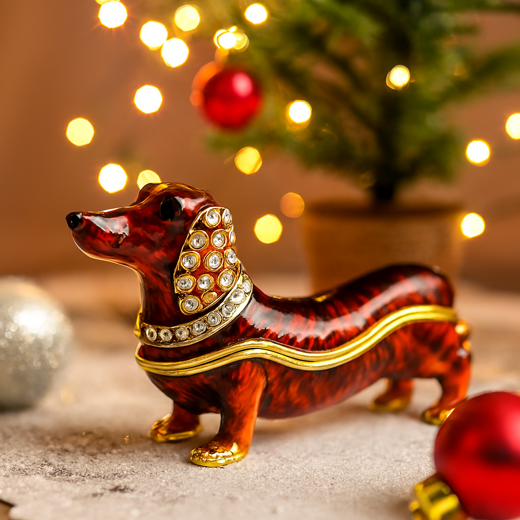 The Doxie Heirloom Trinket Box – Vintage-Inspired Jewelry Holder