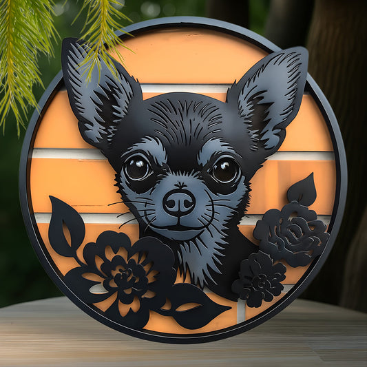 ChiCharm – Elegant Chihuahua Wall Art