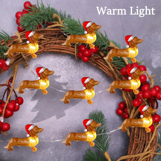 Santa Paws Glow™ – Dachshund Edition