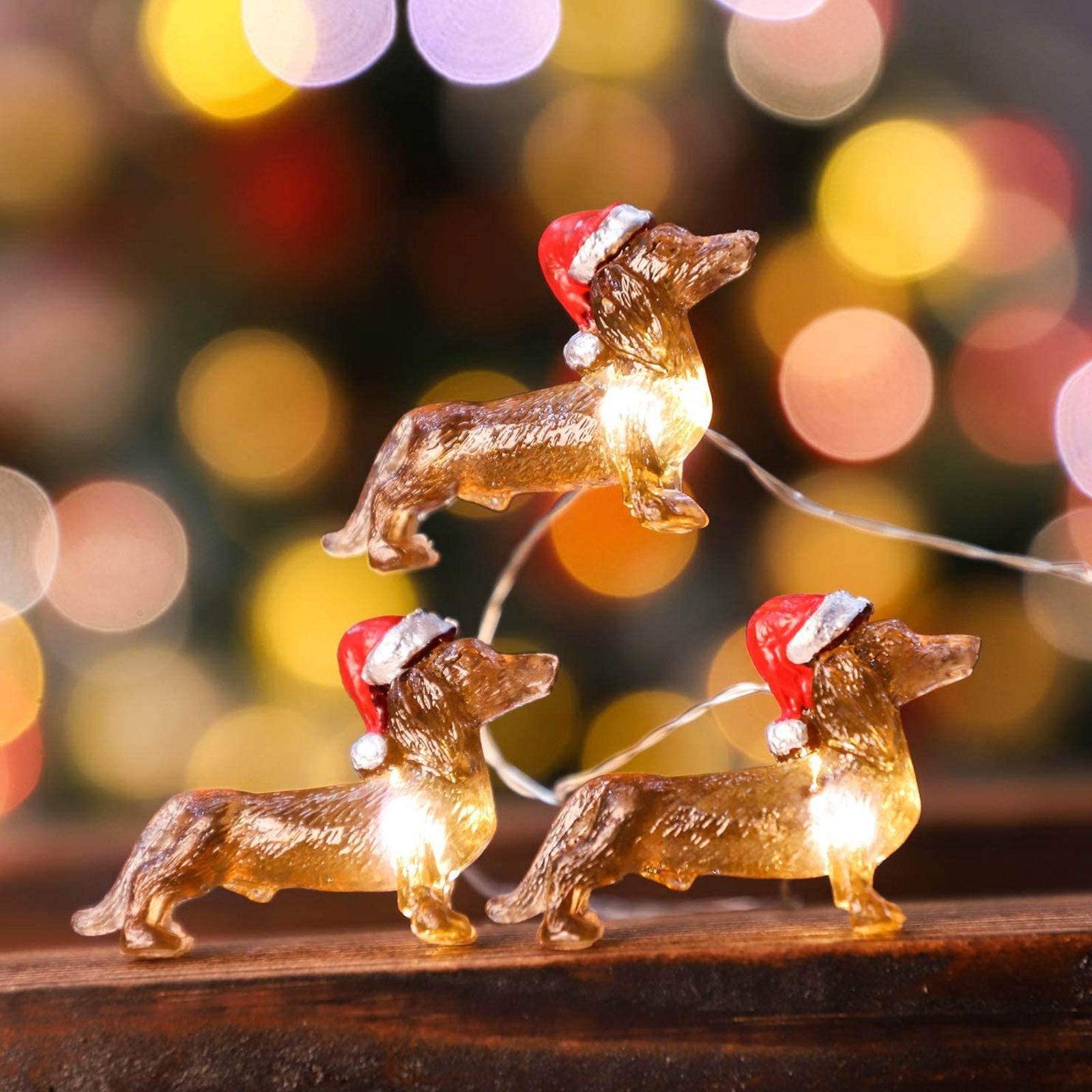 Santa Paws Glow™ – Dachshund Edition