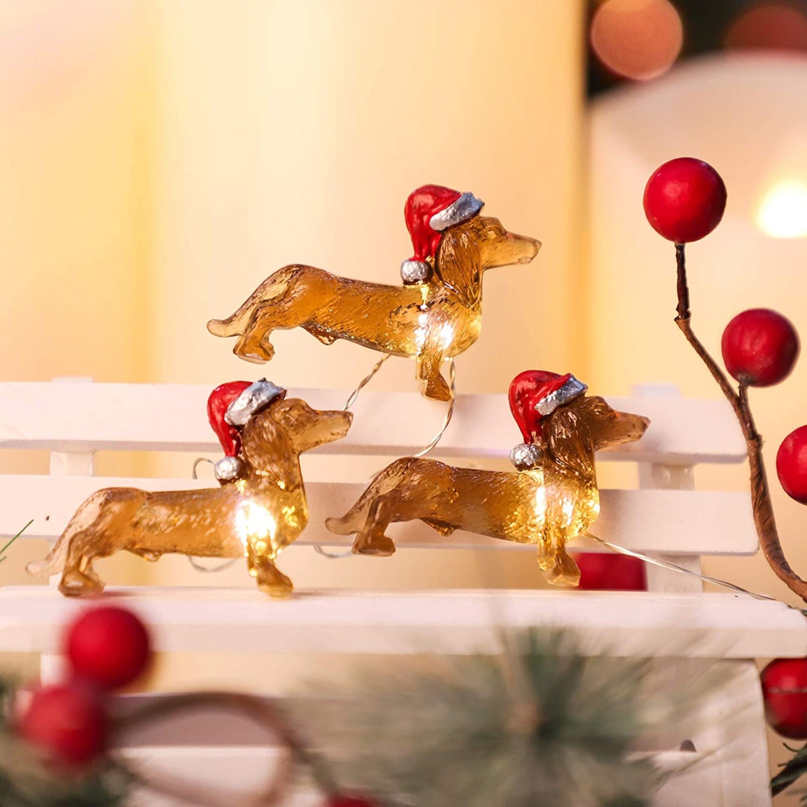 Santa Paws Glow™ – Dachshund Edition