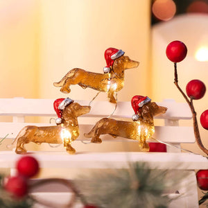 Santa Paws Glow™ – Dachshund Edition