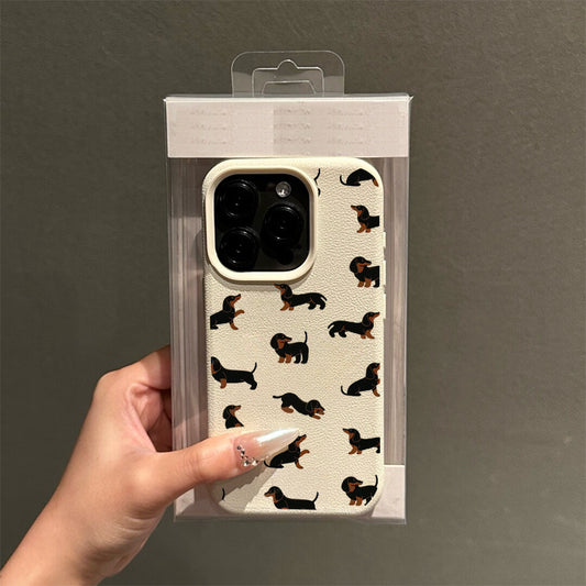 Pawtrait Series – Dashing Dachshunds Protective Case