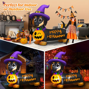 🎃 Howl-o-Ween Glow Pup – Dachshund Inflatable with Lights