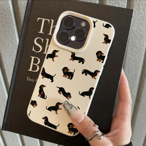 Pawtrait Series – Dashing Dachshunds Protective Case