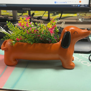 Blooming Doxie Planter 2025